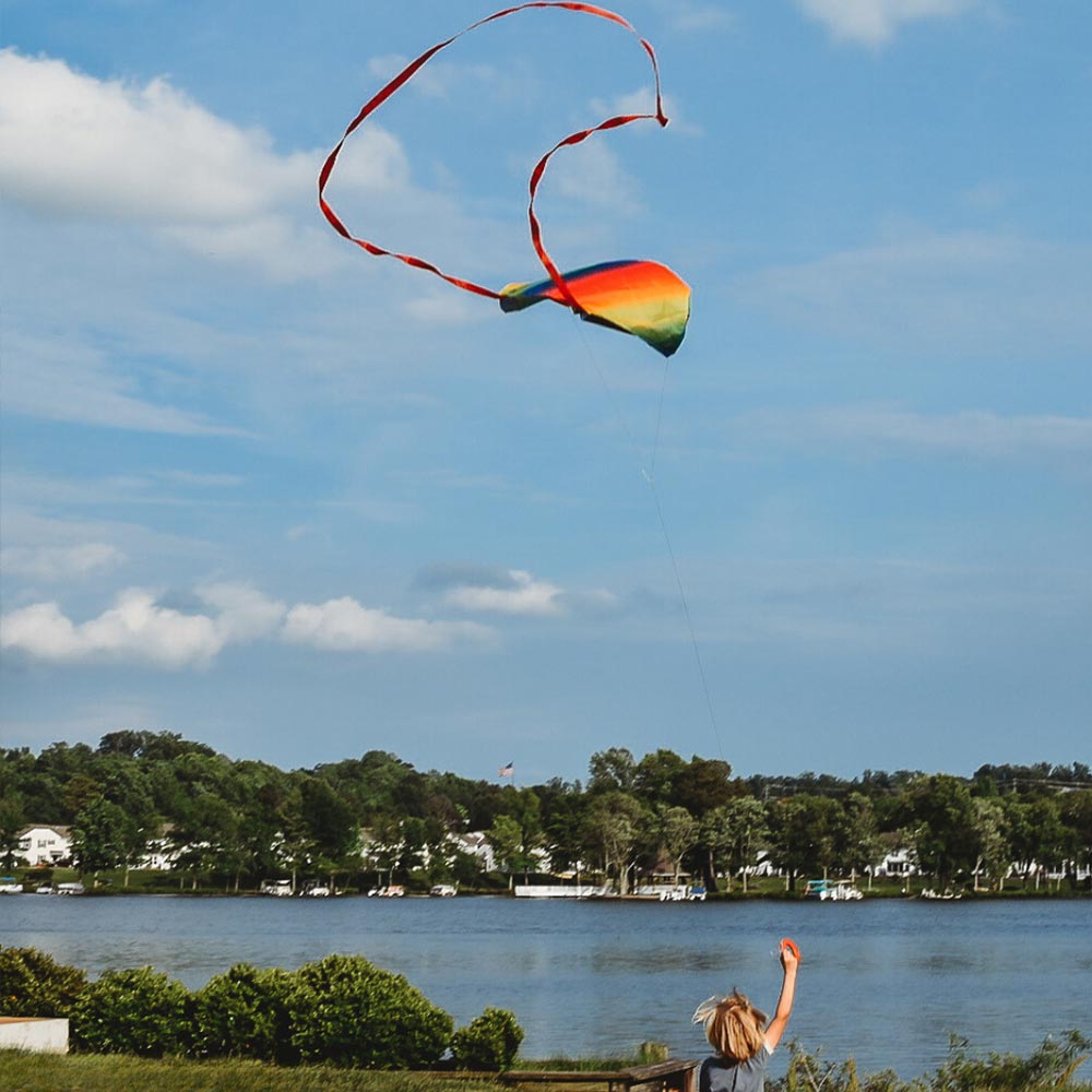 Kids Rainbow Pocket Kite